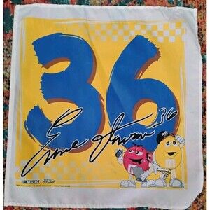 Vtg 1999 NASCAR Ernie Irvan #36 M&Ms Racing Team WinCraft Mini Flag W/ Dowel